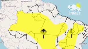 INMET emite dois alertas amarelos ao MA nesta sexta (10)