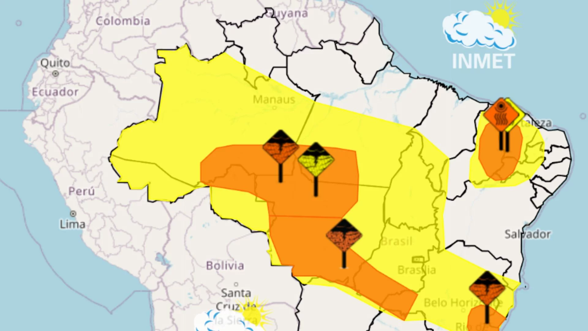 MA tem alerta de chuvas intensas para 27 cidades nesta terça (14)