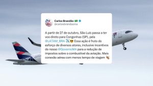 Aeroporto de São Luís ganha voo direto para Congonhas