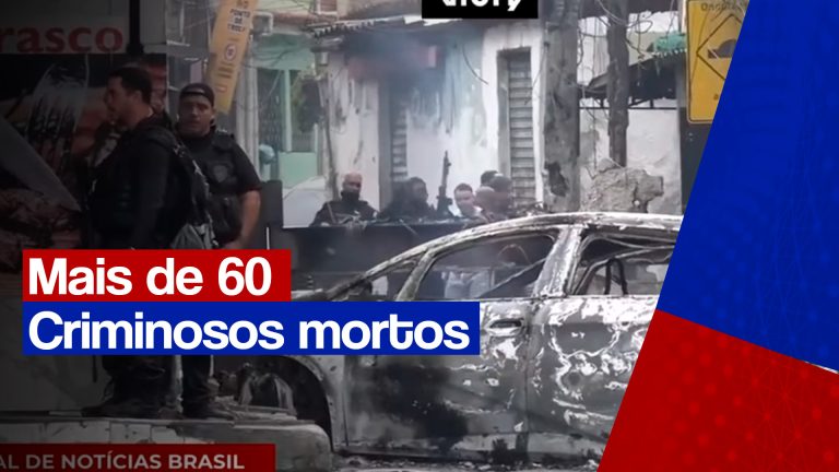 Operação policial já conta com mais de 60 criminosos mortos no RJ