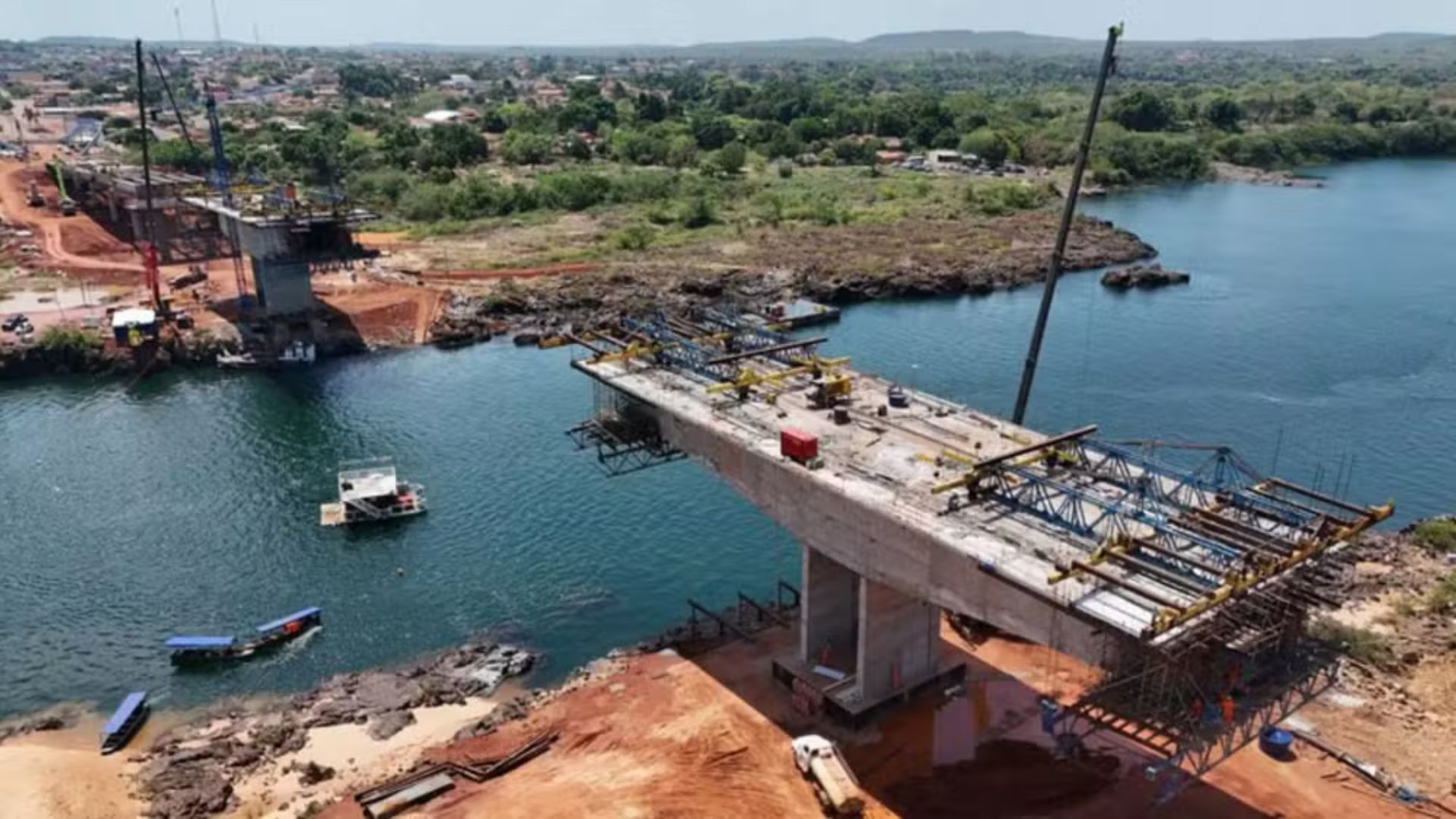 Reconstrução da Ponte Juscelino Kubitscheck está 75% concluída