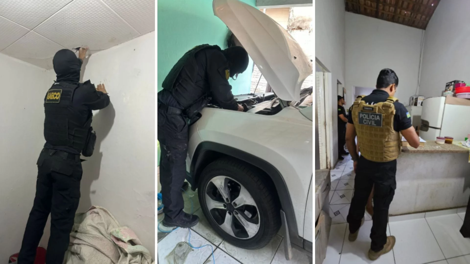 Operação mira facção por tráfico de drogas e comércio ilegal de veículos