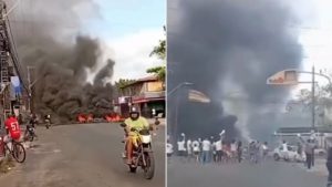 VÍDEO: Moradores protestam após assassinato de jovem em SL