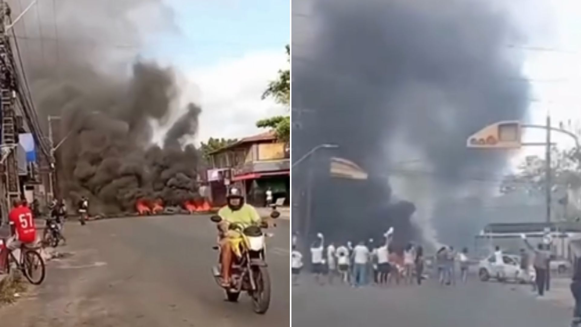 VÍDEO: Moradores protestam após assassinato de jovem em SL