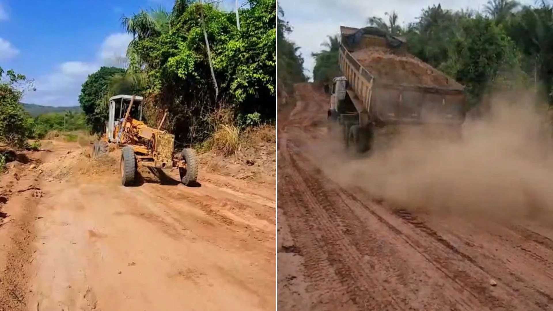 Buritirana investe na recuperação de estradas vicinais