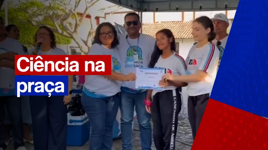 Projeto Ciência na praça promove a criatividades dos alunos