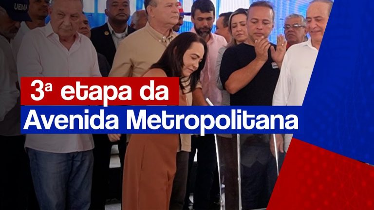 Começa a 3ª etapa da Avenida Metropolitana, em São Luís