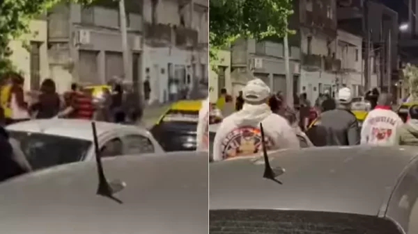 Vídeo: Torcedores brigam após semifinal da Libertadores