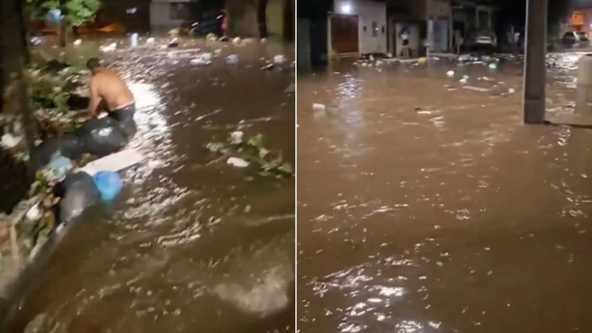 VÍDEO: Chuva forte causa alagamentos e transtornos em ITZ