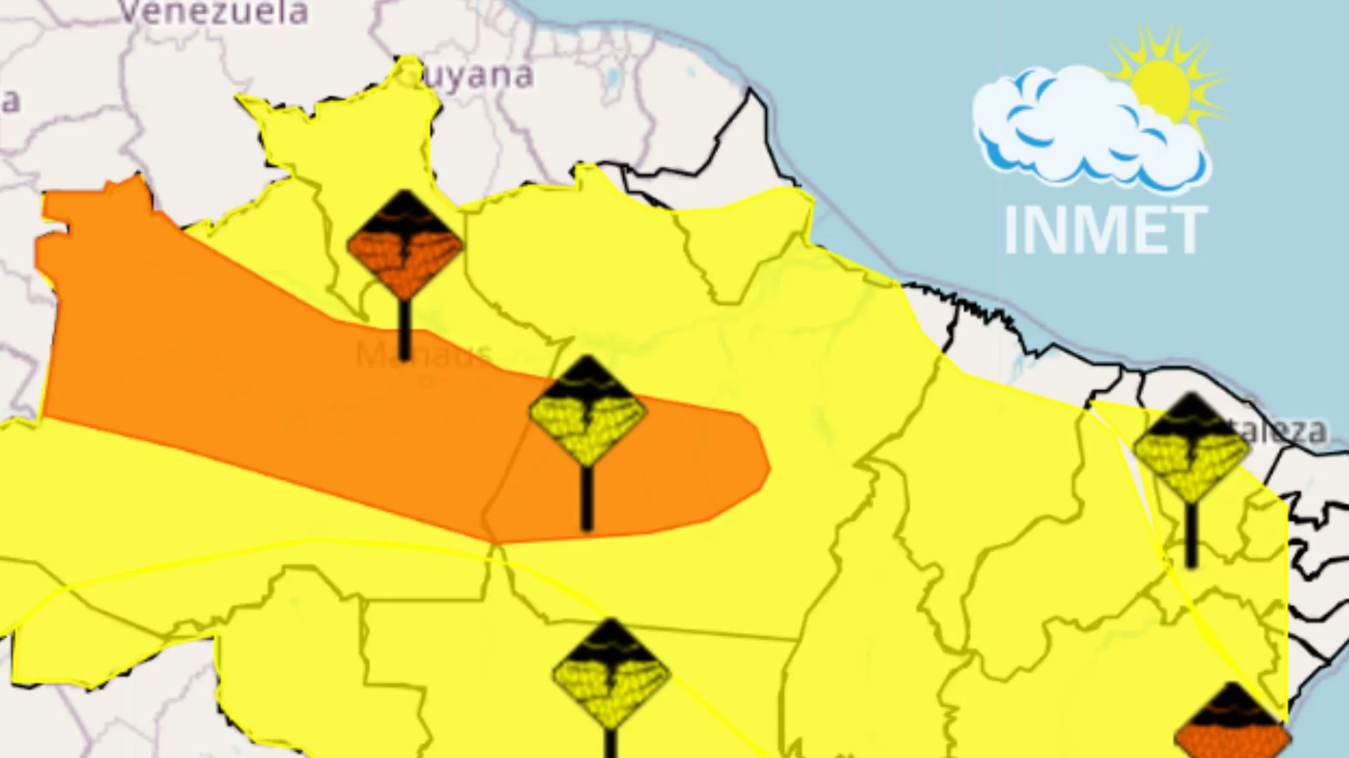 Maranhão tem alerta para chuvas intensas nesta quarta (19)