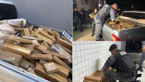 VÍDEO: Polícia apreende meia tonelada de droga em residência