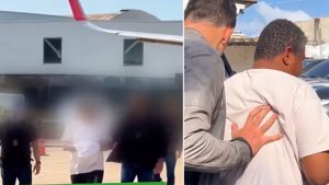 VÍDEO: Chefe de facção recapturado em SP chega ao MA