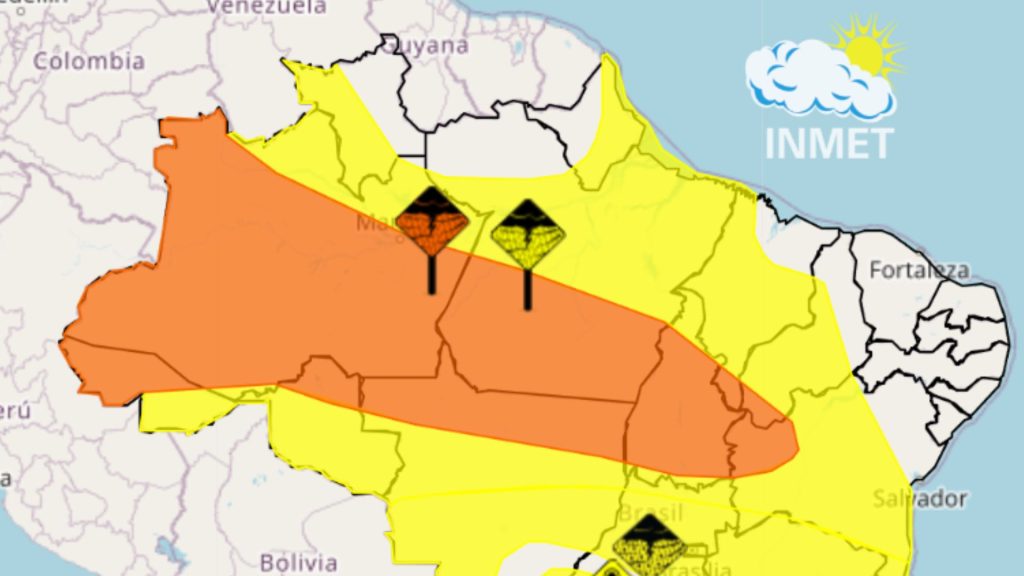 Maranhão tem alertas de chuvas intensas nesta sexta (28)