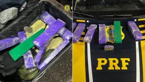 PRF apreende 7kg de maconha em ônibus que seguia para o Maranhão