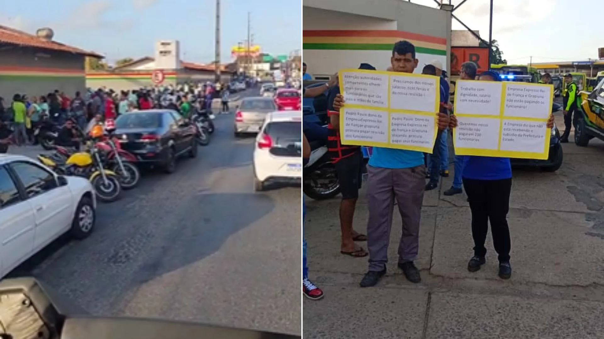 Paralisação dos rodoviários da 1001 segue por tempo indeterminado