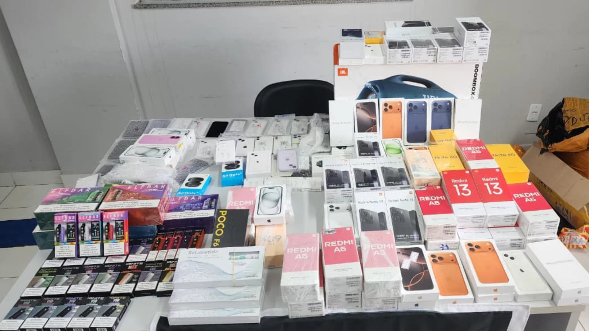 PRF apreende carga contrabandeada em Balsas