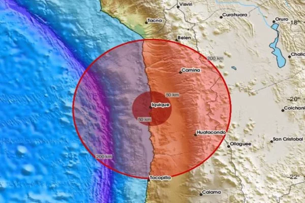 Terremoto atinge costa do Chile
