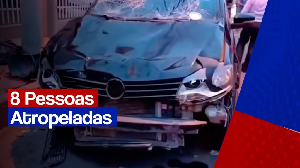 Motorista embriagado atropela oito pessoas que saíam de igreja