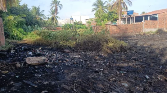 VÍDEO: Incêndio atinge área residencial no Centro de Raposa