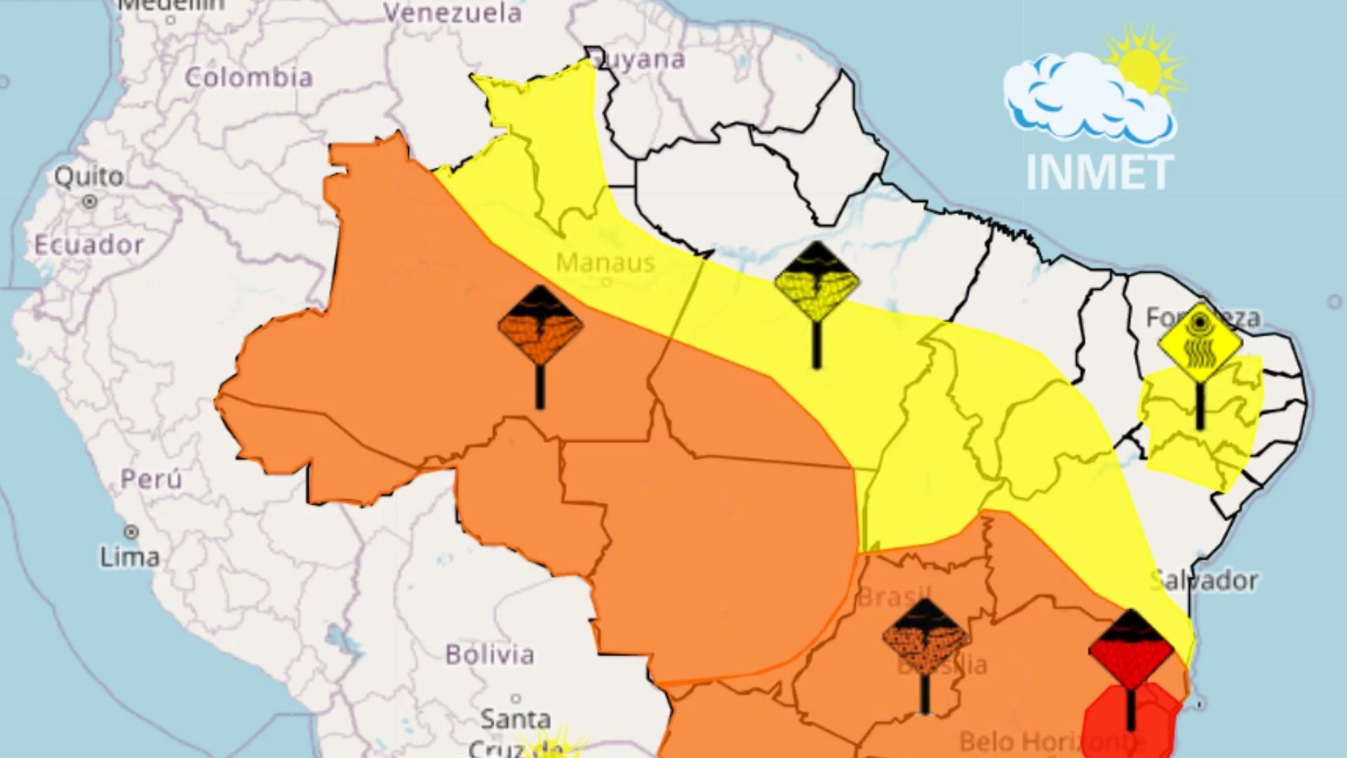 Maranhão tem alerta de chuvas para 58 cidades nesta quarta (3)