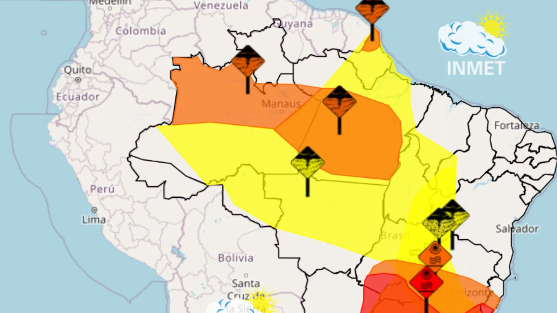 INMET mantém alertas de chuva para o Maranhão
