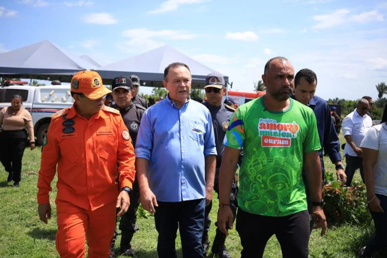 Brandão acompanha 6º dia de buscas por Isabela e Michael, em Bacabal