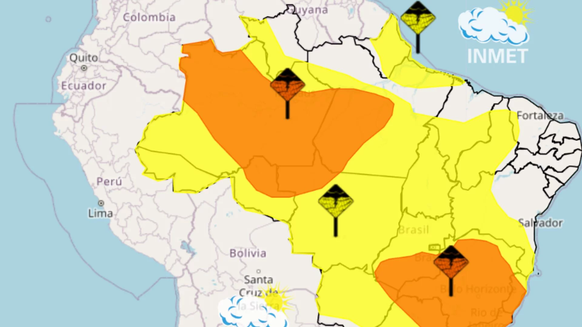 Alerta de chuvas atinge 99 cidades do Maranhão
