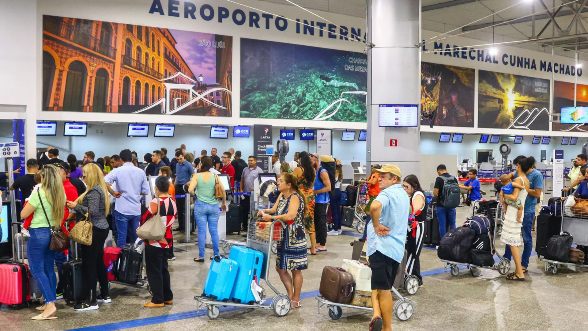 Recorde: Fluxo aéreo do Maranhão atinge 2,2 milhões em 2025