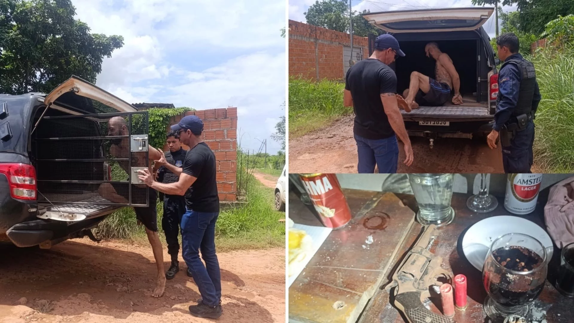 VÍDEO: Preso homem que agrediu esposa com tapas no rosto na frente do filho