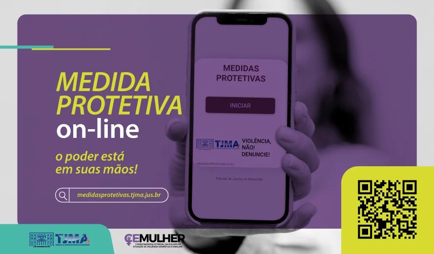 TJMA oferece pedidos on-line de medidas protetivas para vítimas de violência