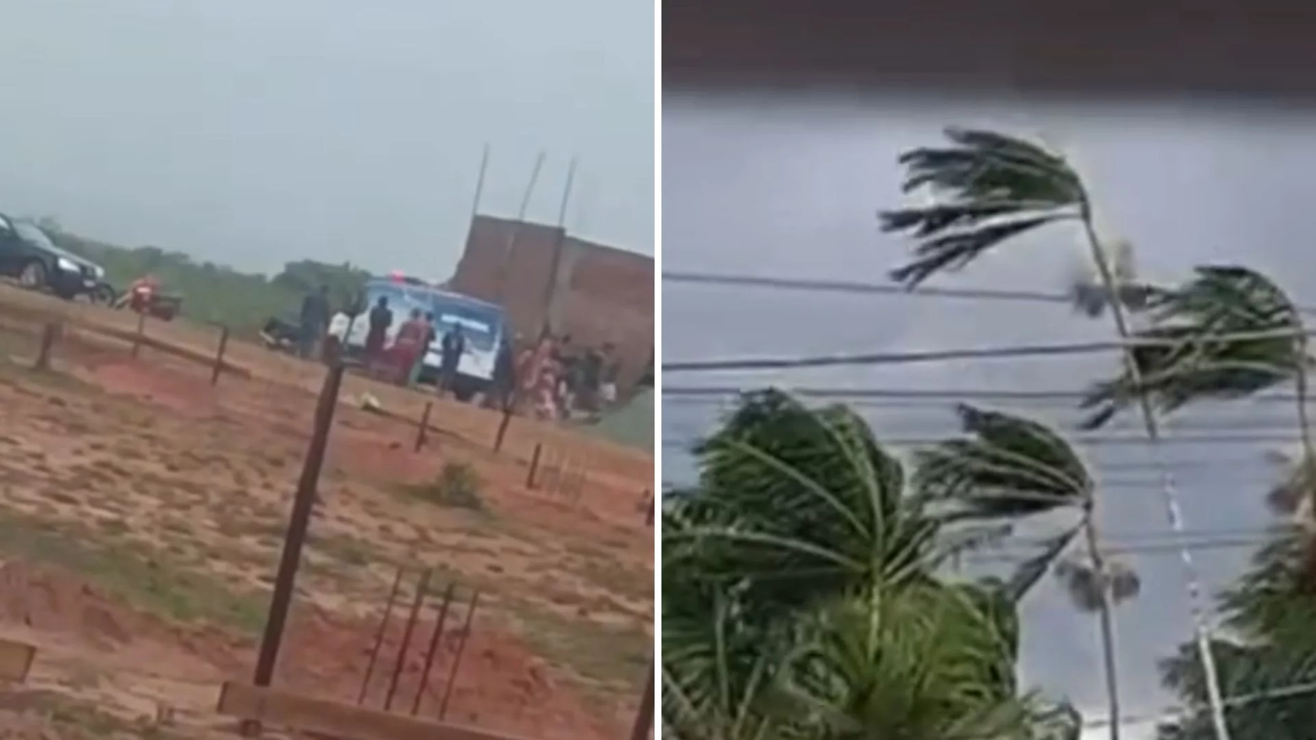 VÍDEO: Ventania mata trabalhador e causa destruição em São Bento