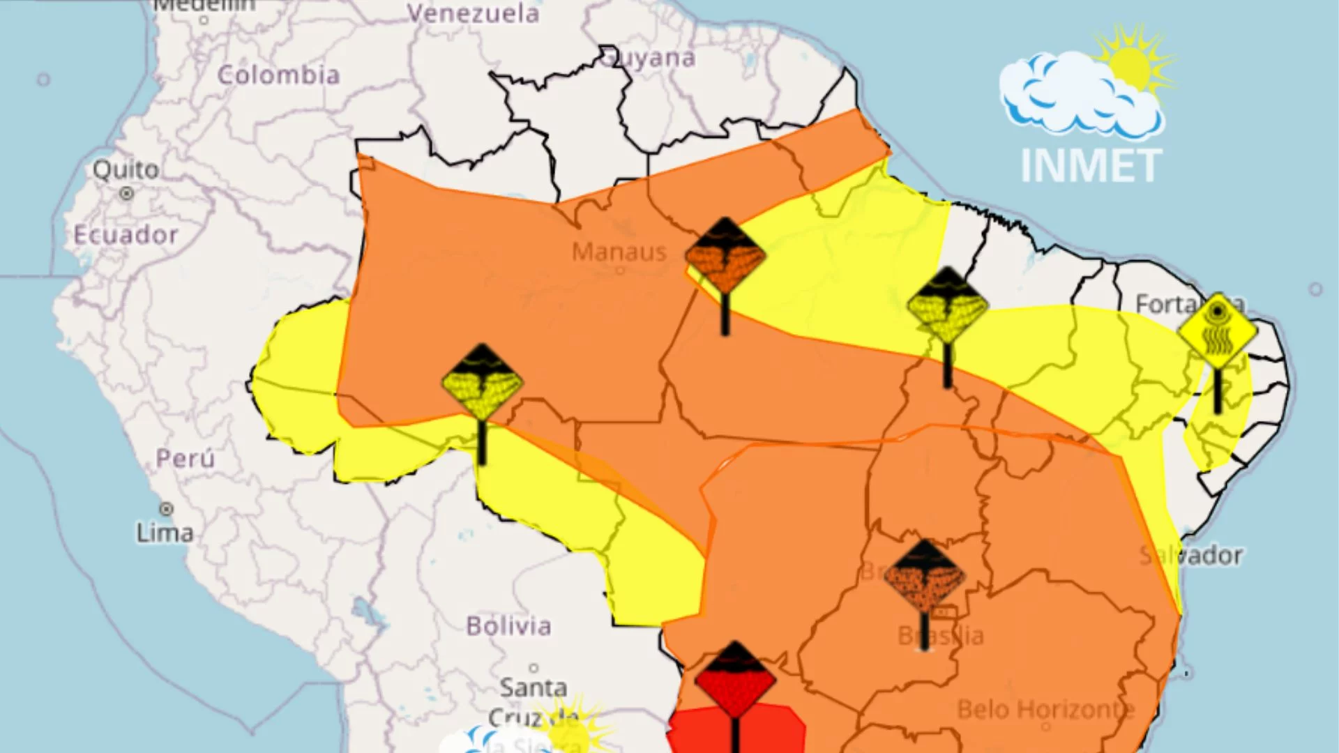 Maranhão tem alerta de tempestade nesta segunda (02)