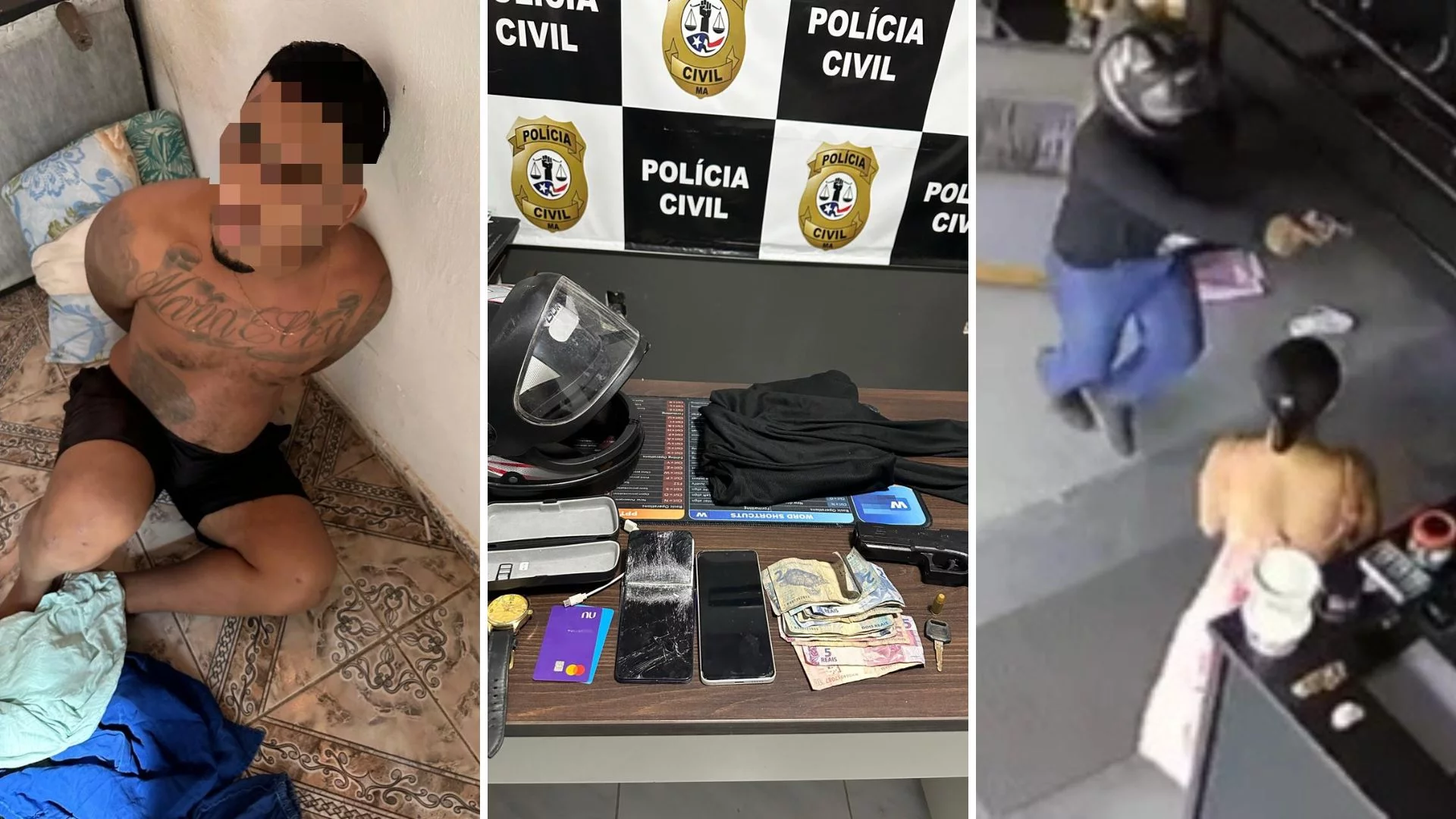 Suspeito de assalto a academia é preso em Santa Inês