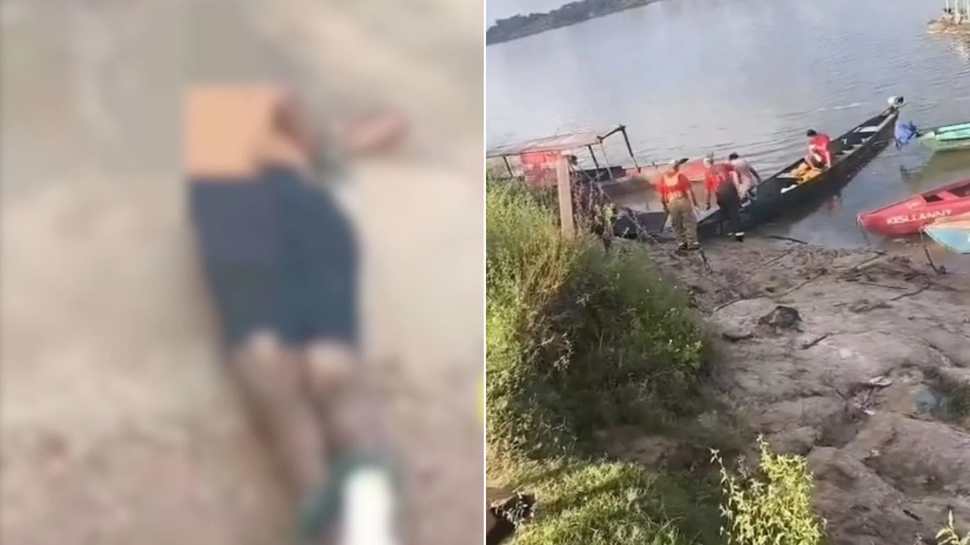 VÍDEO: Corpo é encontrado com mãos e pés amarrados no Rio Tocantins