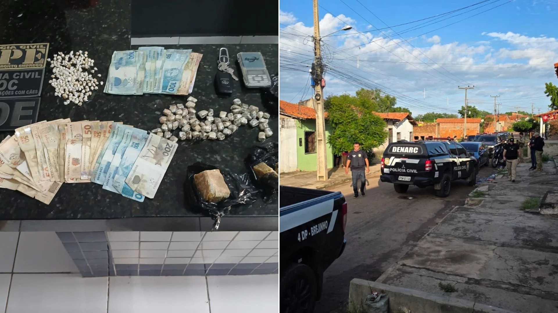 Liderança do tráfico de drogas é preso em Caxias