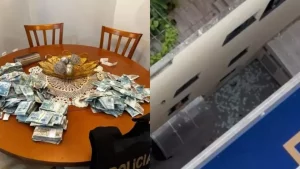 PF: mala com dinheiro é jogada pela janela em Santa Catarina