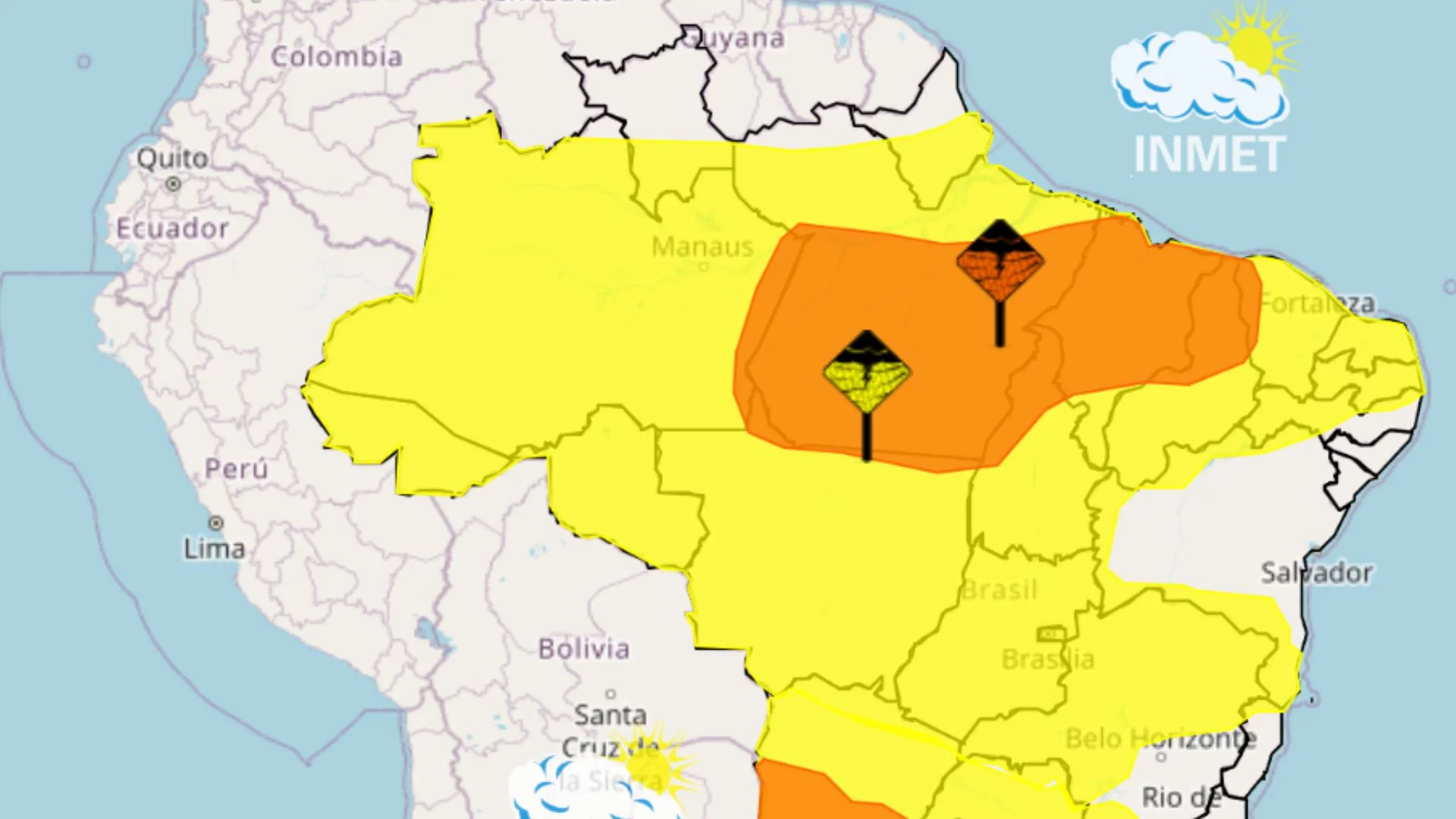 MA tem alerta laranja para 215 cidades nesta terça (17) 🌧️