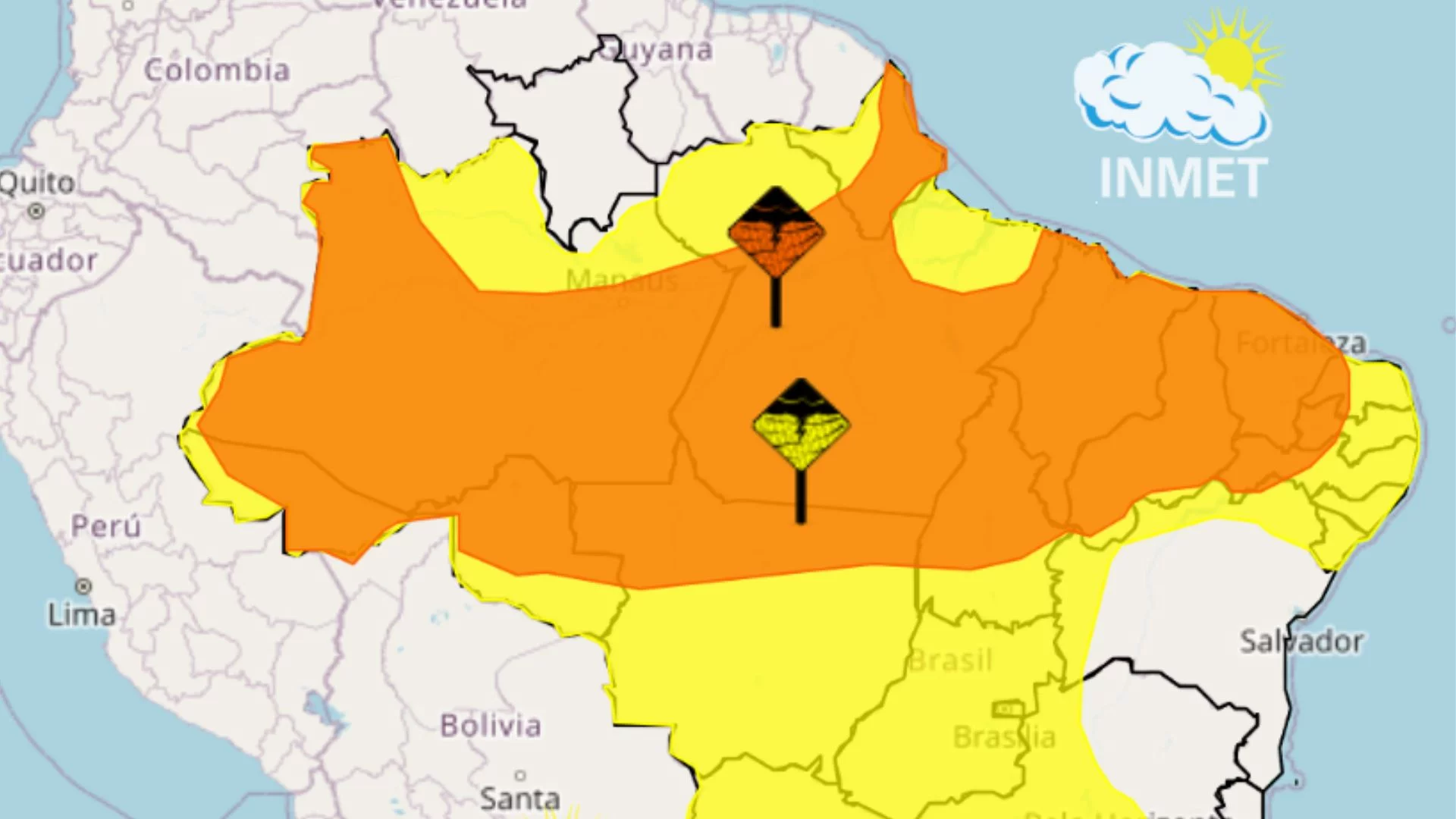 Maranhão sob alertas de chuva nesta quarta (18)