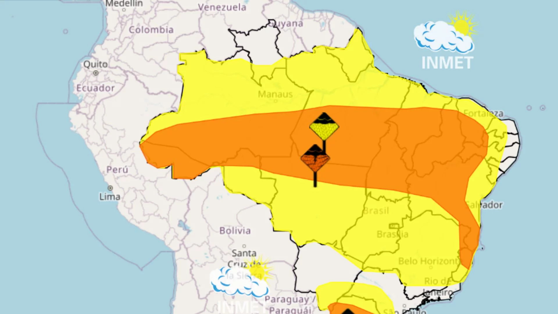 Chuvas intensas: MA tem alertas nesta segunda (23) 🌧️
