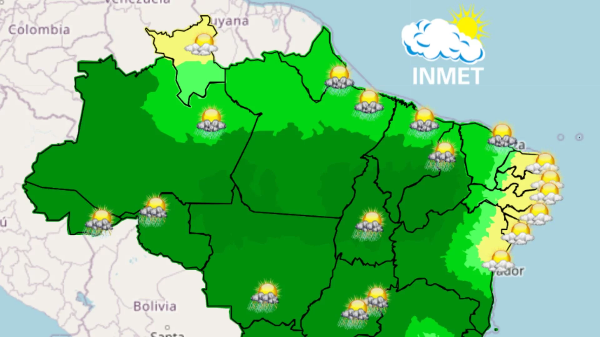 Chuva intensa no Maranhão nesta terça (24)