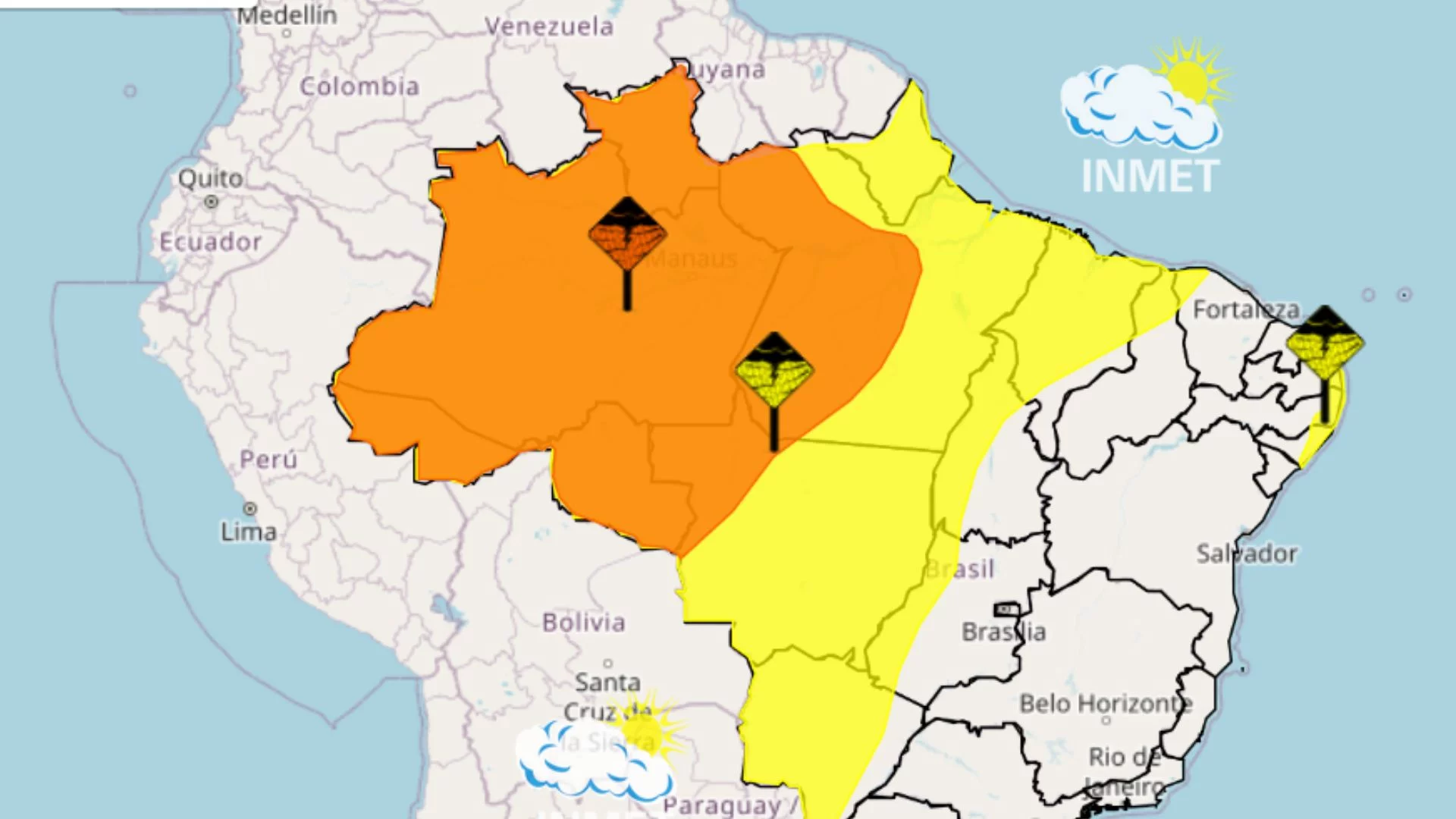 Maranhão tem alerta de chuvas nesta sexta (27)