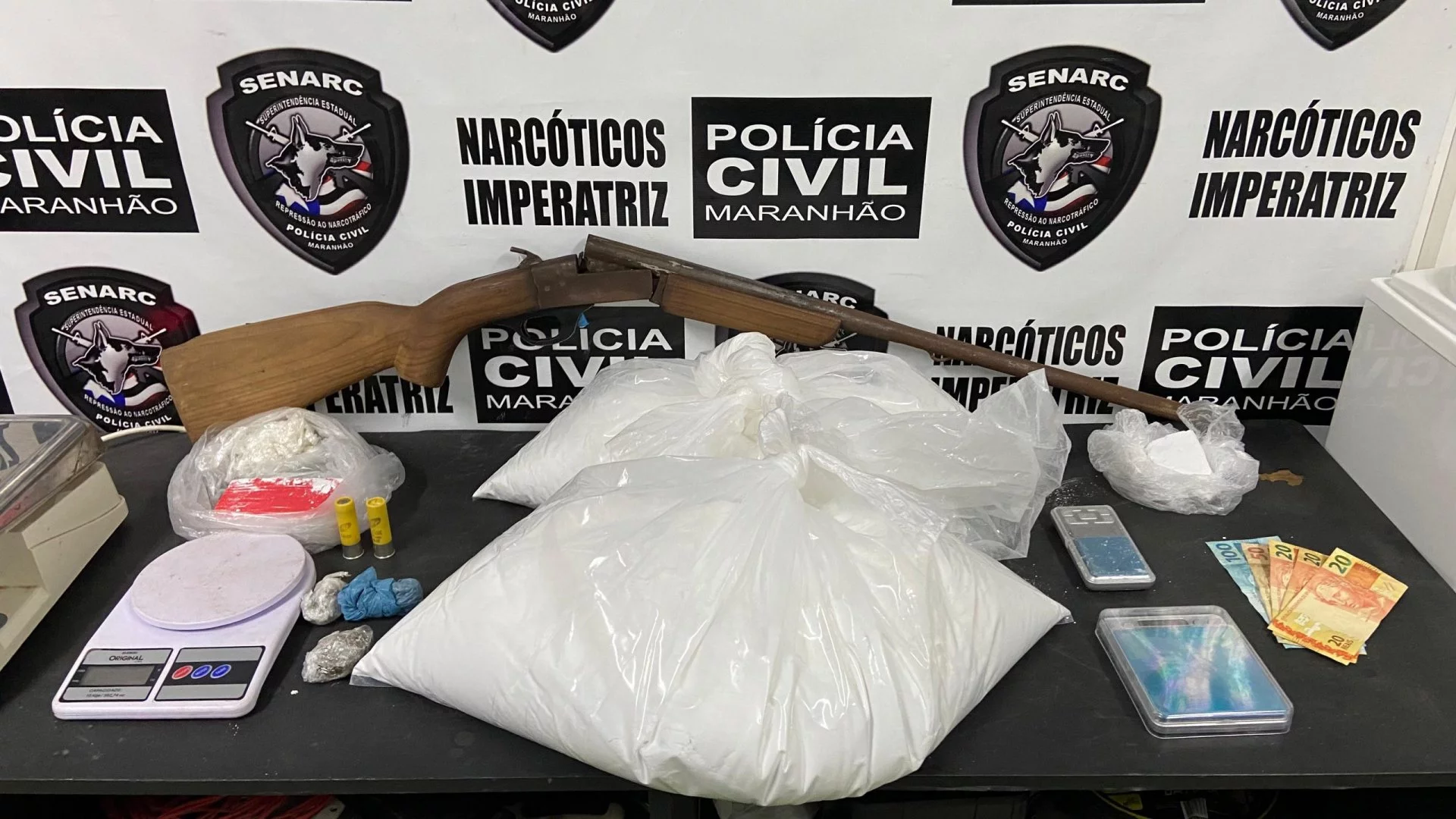 Operação apreende 24kg de drogas e prende suspeitos em Imperatriz