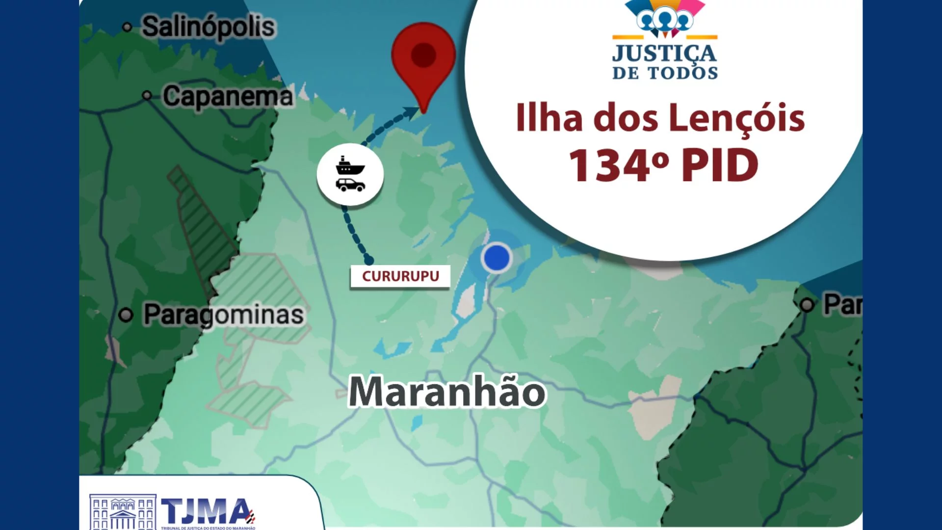 Judiciário inaugura inclusão digital em ilha de Cururupu