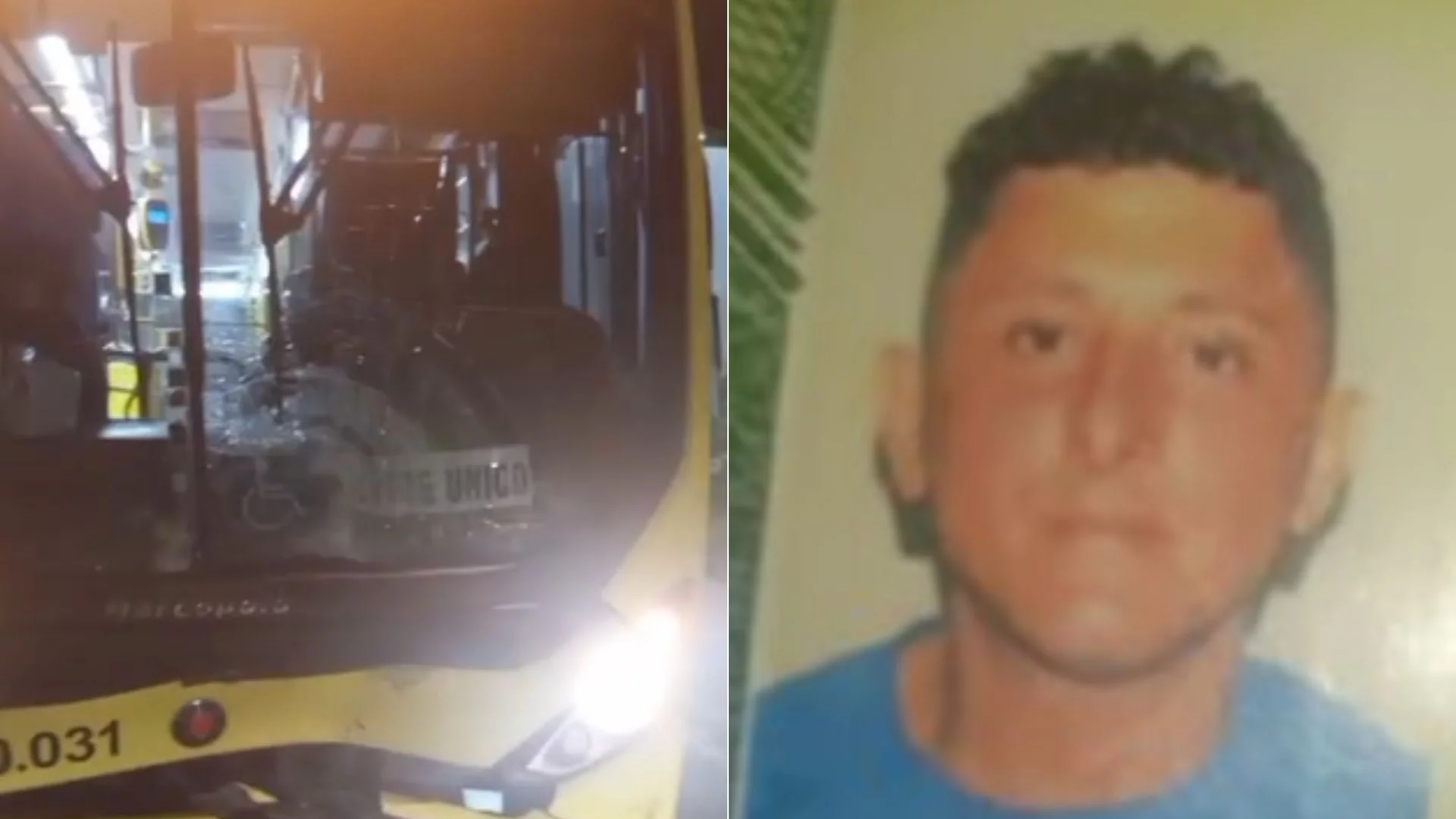 VÍDEO: Motociclista morre após colisão frontal com ônibus