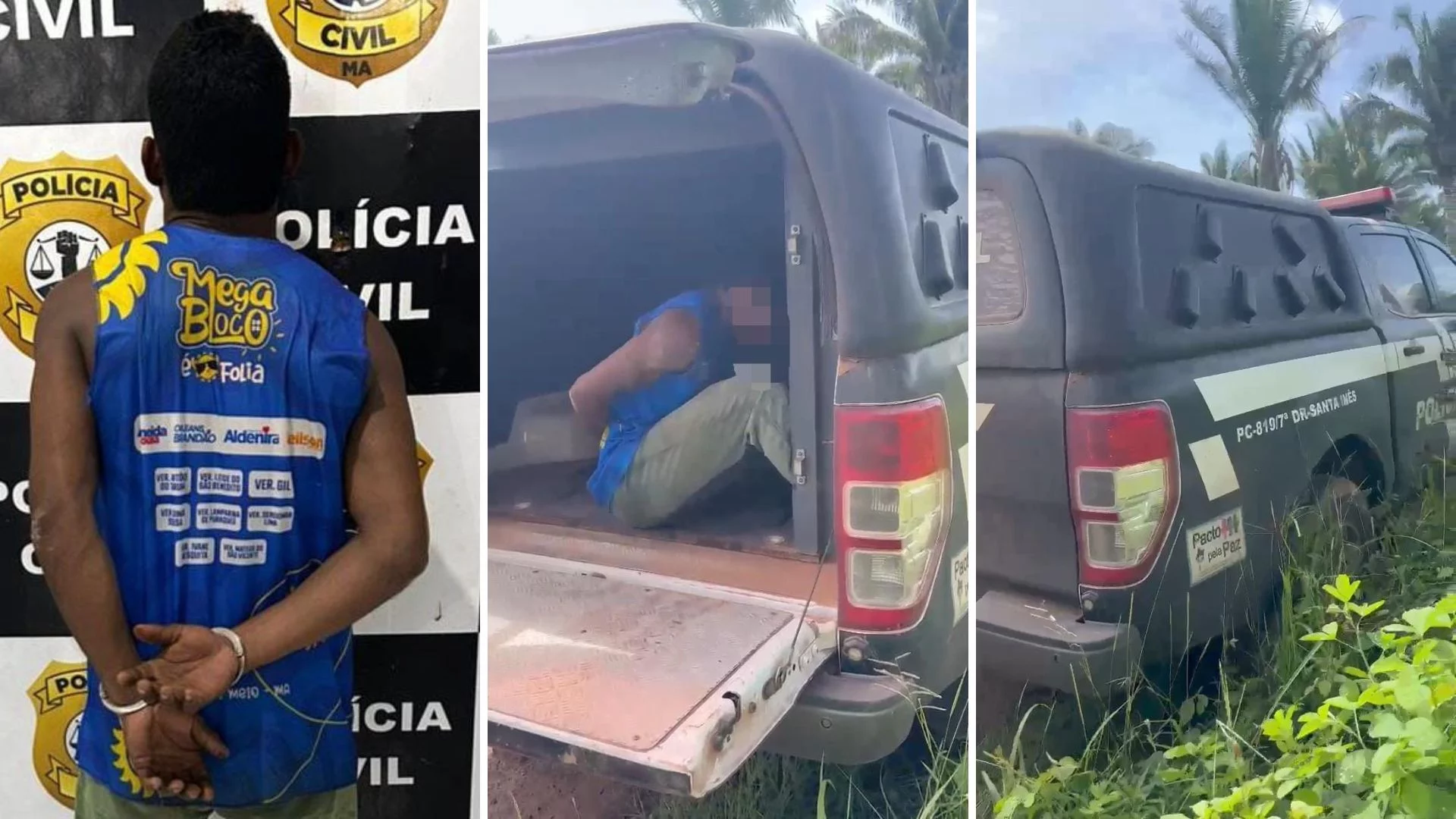 Preso suspeito de matar homem a facadas no MA