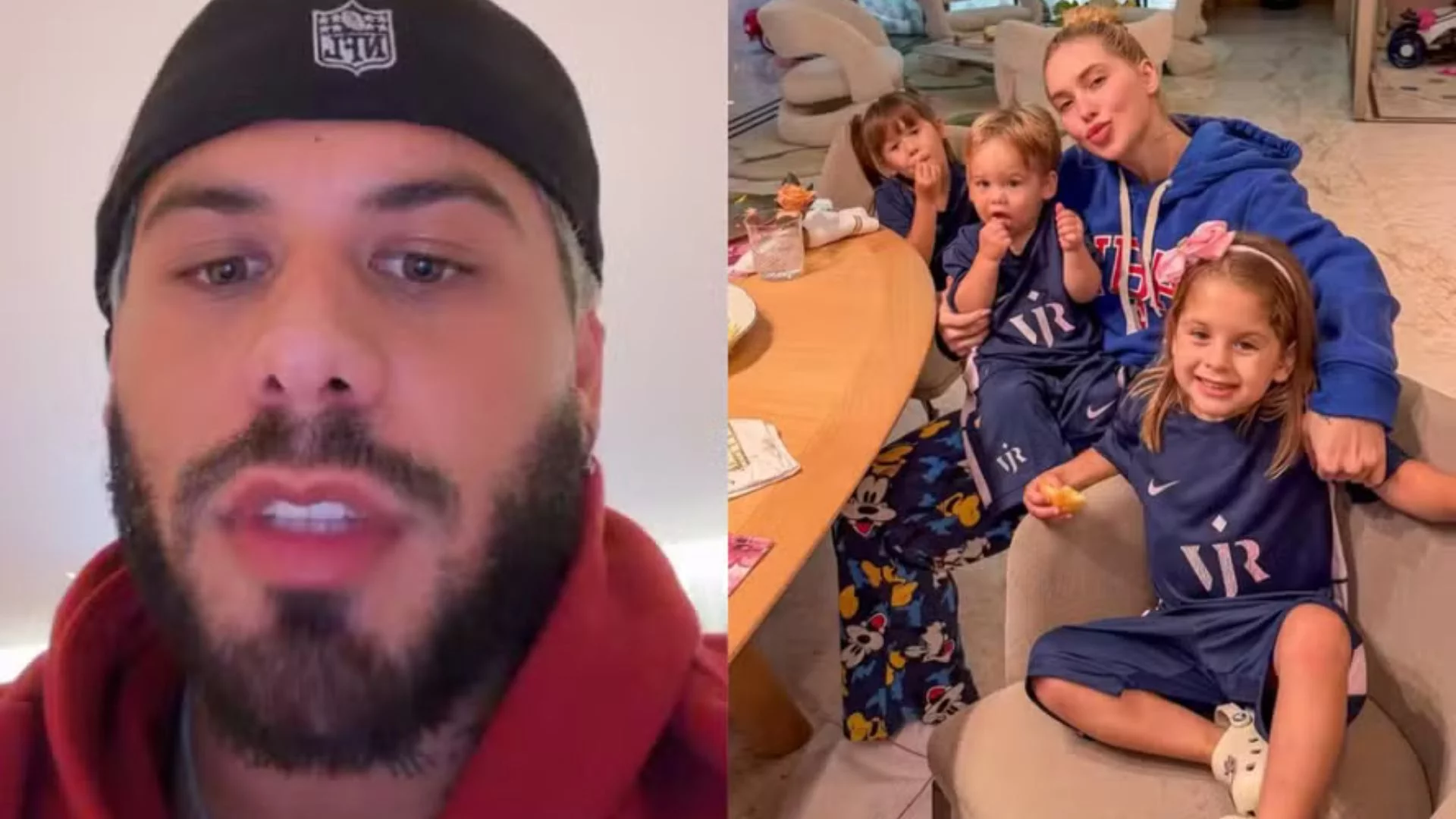 Zé Felipe defende Virginia após viagem com filhos aos EUA