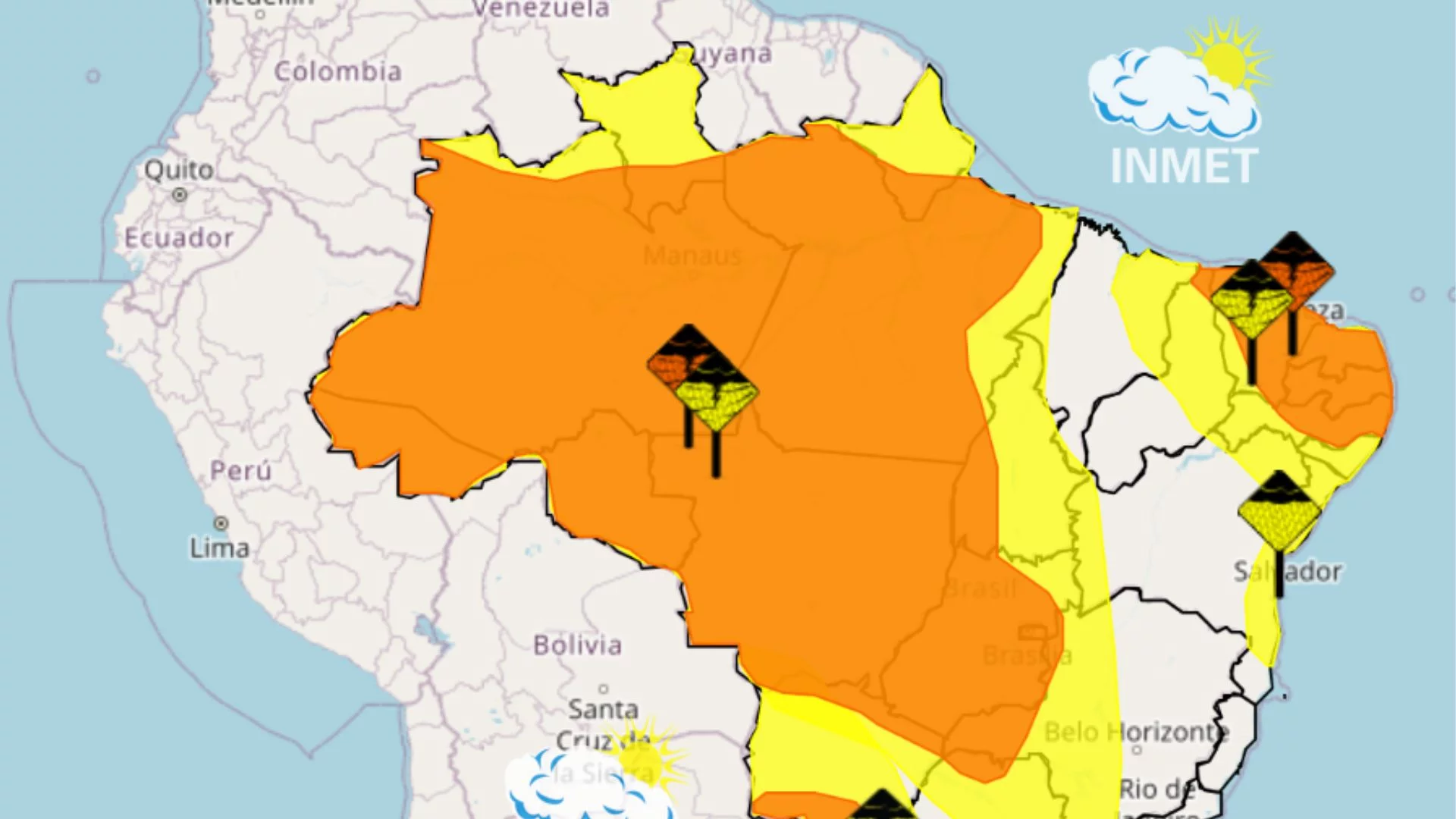 🌧️ Maranhão tem alerta duplo de chuvas nesta terça (07)