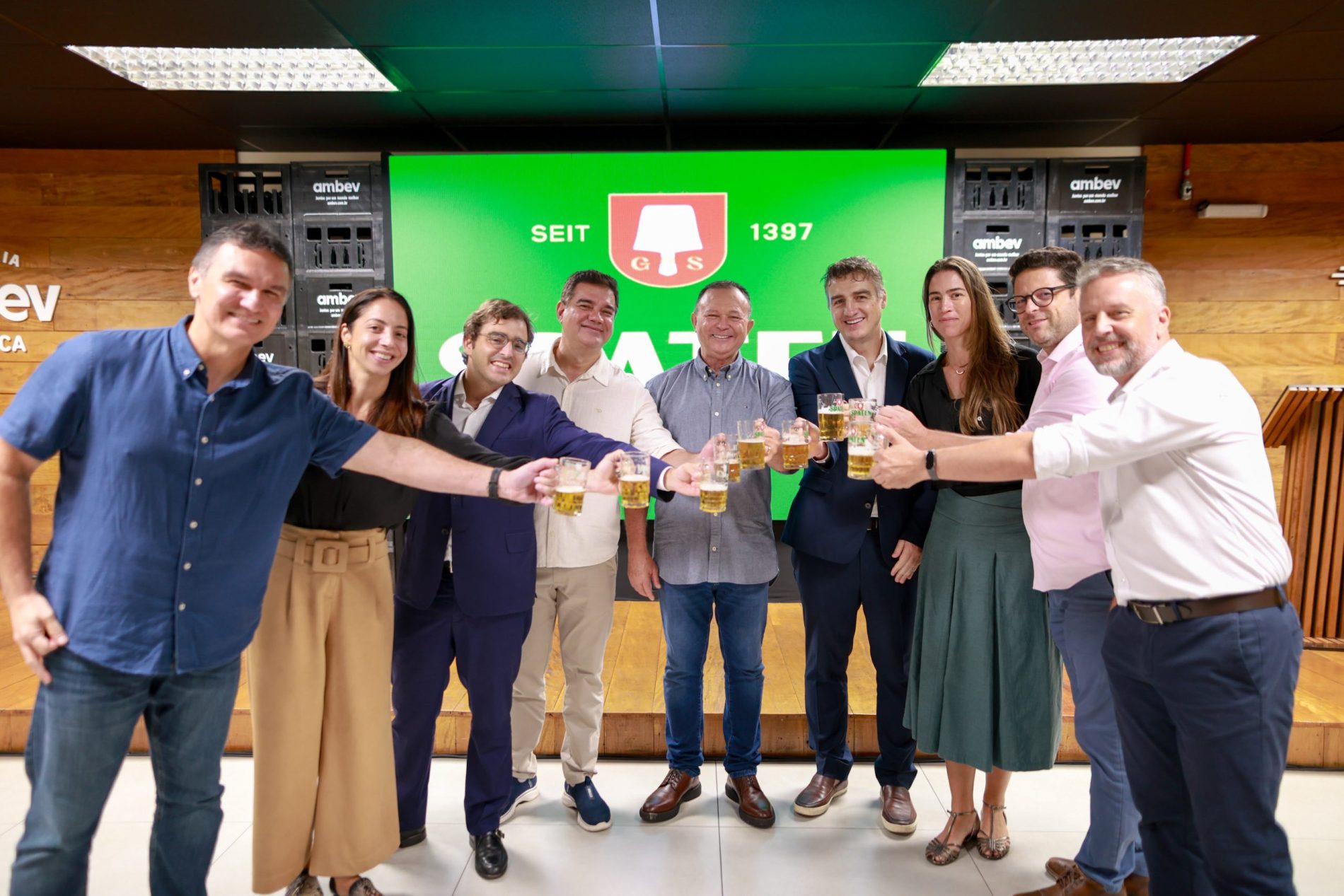 Brandão acompanha lançamento da nova linha da Ambev no Maranhão