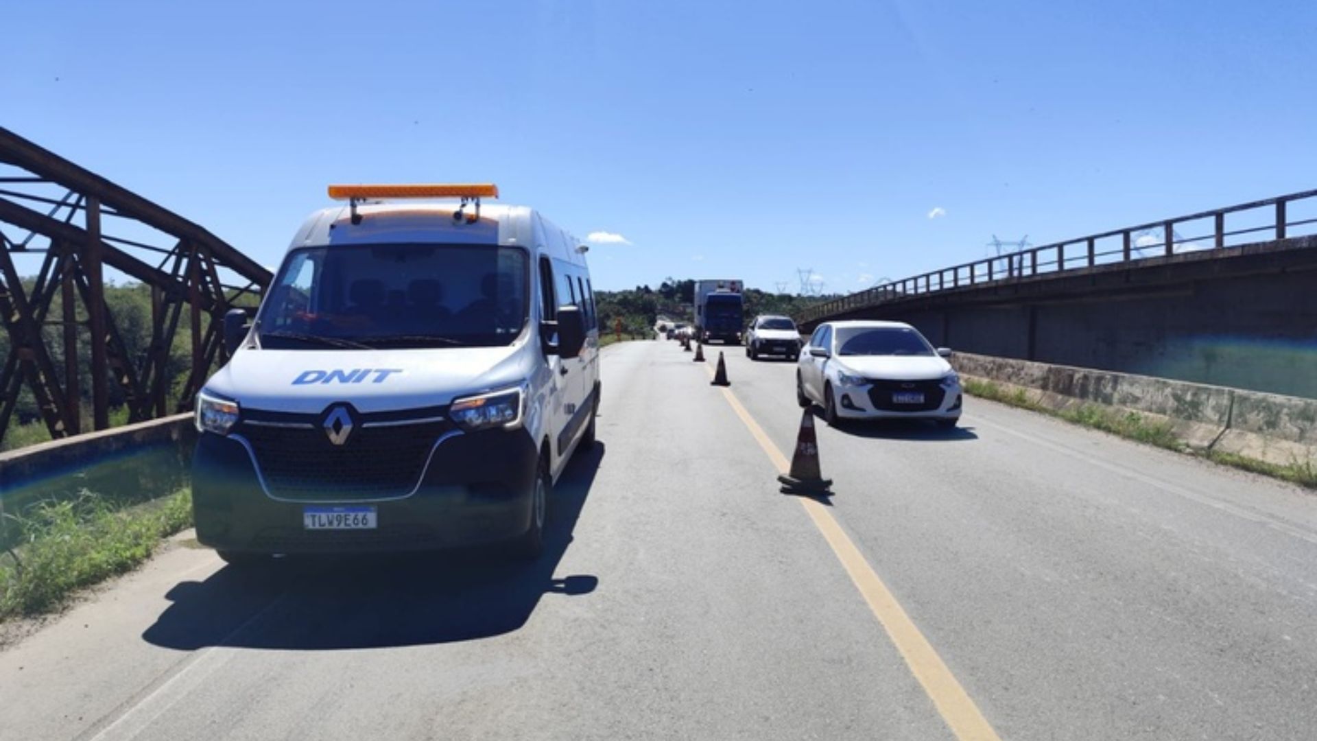 DNIT alerta para sistema de Pare e Siga no km 24 da BR-135