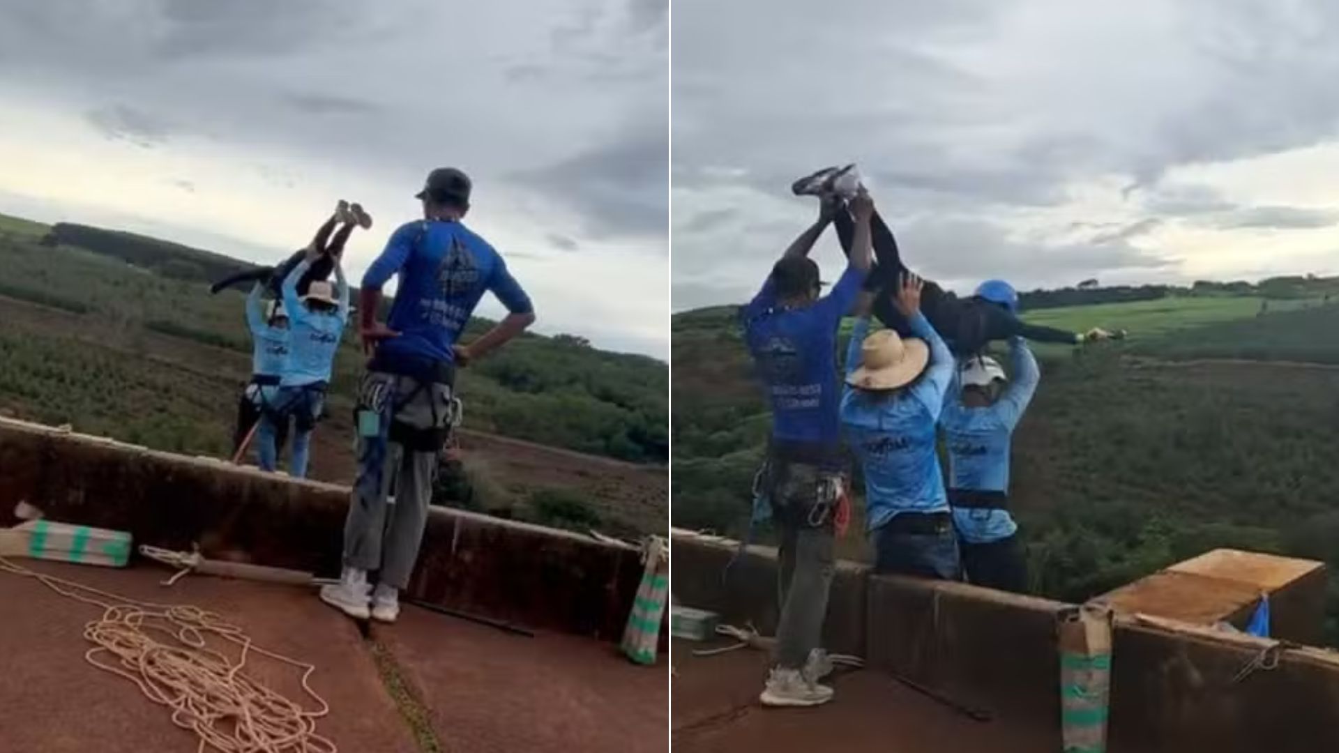 VÍDEO: Jovem morre após ser lançada sem corda em salto radical